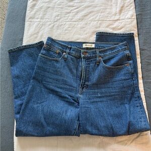 Madewell perfect vintage straight crop Jean